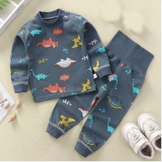 【9M-5Y】Kids Cartoon Print Home Suit