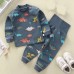 【9M-5Y】Kids Cartoon Print Home Suit