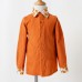 Casual Orange Corduroy Floral Long-sleeved Family Matching Outfits - 2122