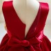 【3M-3Y】Girls Sweet Bowknot Sleeveless Back Princess Dress