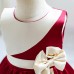 【3M-3Y】Girls Sweet Bowknot Sleeveless Back Princess Dress