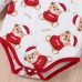 【0M-18M】Unisex Baby Cute Christmas Print Long Sleeve Romper