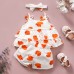 【0M-6Y】2-piece Girls Cute Cartoon Duck Top and Shorts Set - 3453