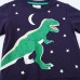 【18M-7Y】Boys Casual Dinosaur Print Luminous Pattern Sweatshirt