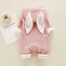 【3M-24M】Unisex Baby Thick Giraffe Embroidered Hooded Long Sleeve Romper